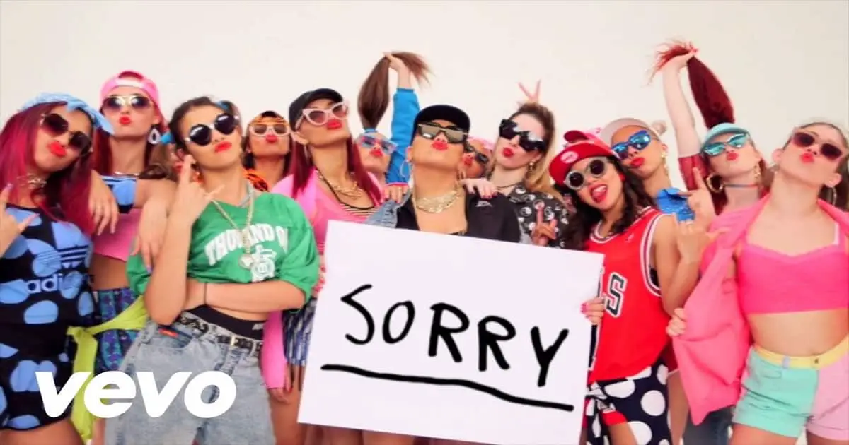 Learning English with Music Video: Justin Bieber - Sorry 1