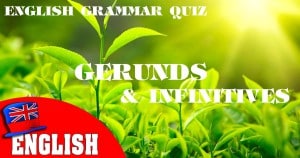 English Grammar Quiz [Gerunds and Infinitives 1]
