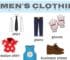 Men’s Clothing Vocabulary with Pictures