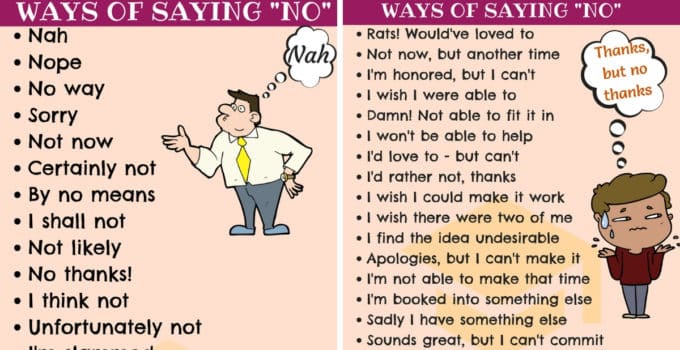 50 Ways of Saying NO to People 1