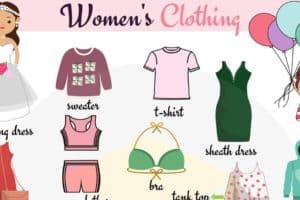 Women’s Clothing Vocabulary in English