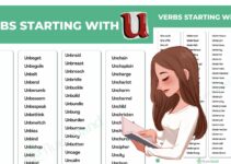 Full List of Verbs That Start With U ( Definition and Example)