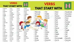 Verbs That Start With H ( Definition and Example)
