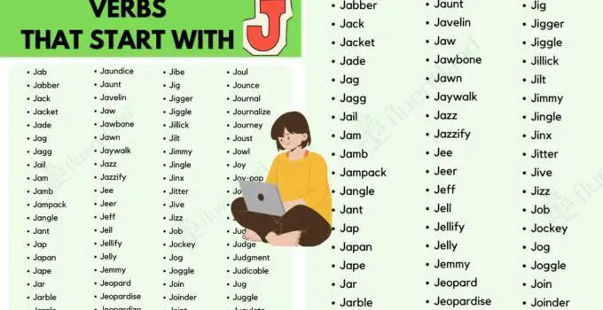 Full List of Verbs That Start With J ( Definition and Example) 1
